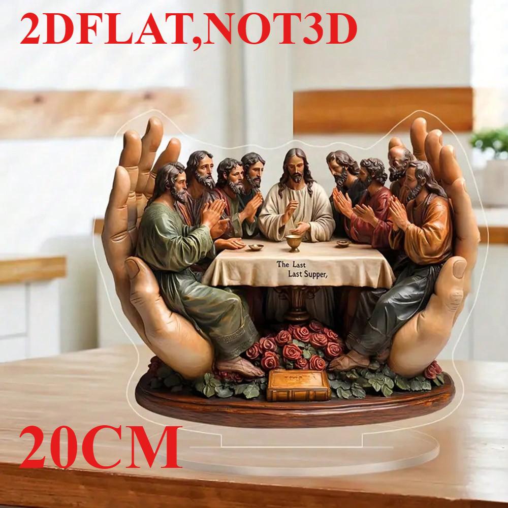Jesus and Believers, Table Decoration, Bohemian Style, Suitable for Office, Living Room, Party, Christmas, Halloween
