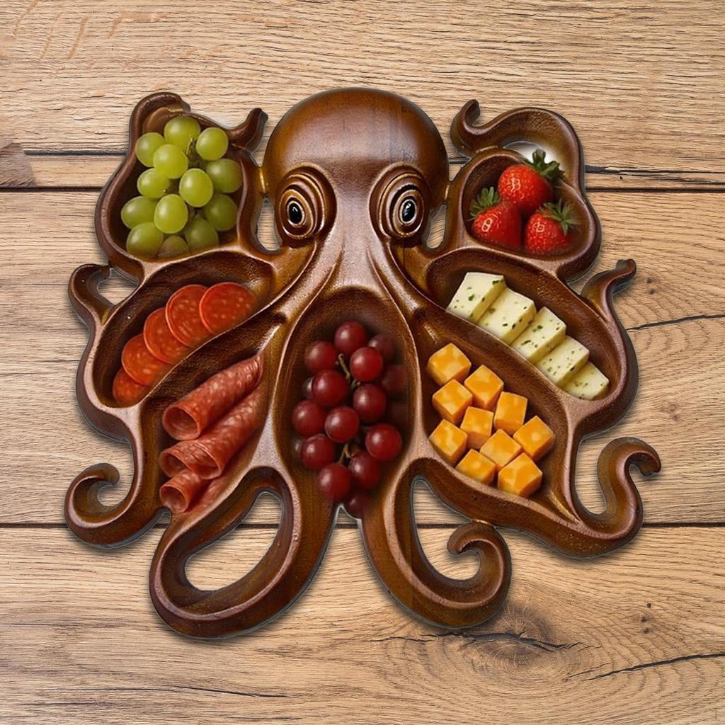 Animal Charcuterie Platter Appetizers Tray Multifunctional Snacks Veggie Cheese for