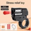Shooter Spinner Ring Fidget Toy with 10 Soft Bullets 2 Shells Hanging Chain Stress Anxiety Relief Kids Teens Adults Spinning Ring Launcher EDC Toy