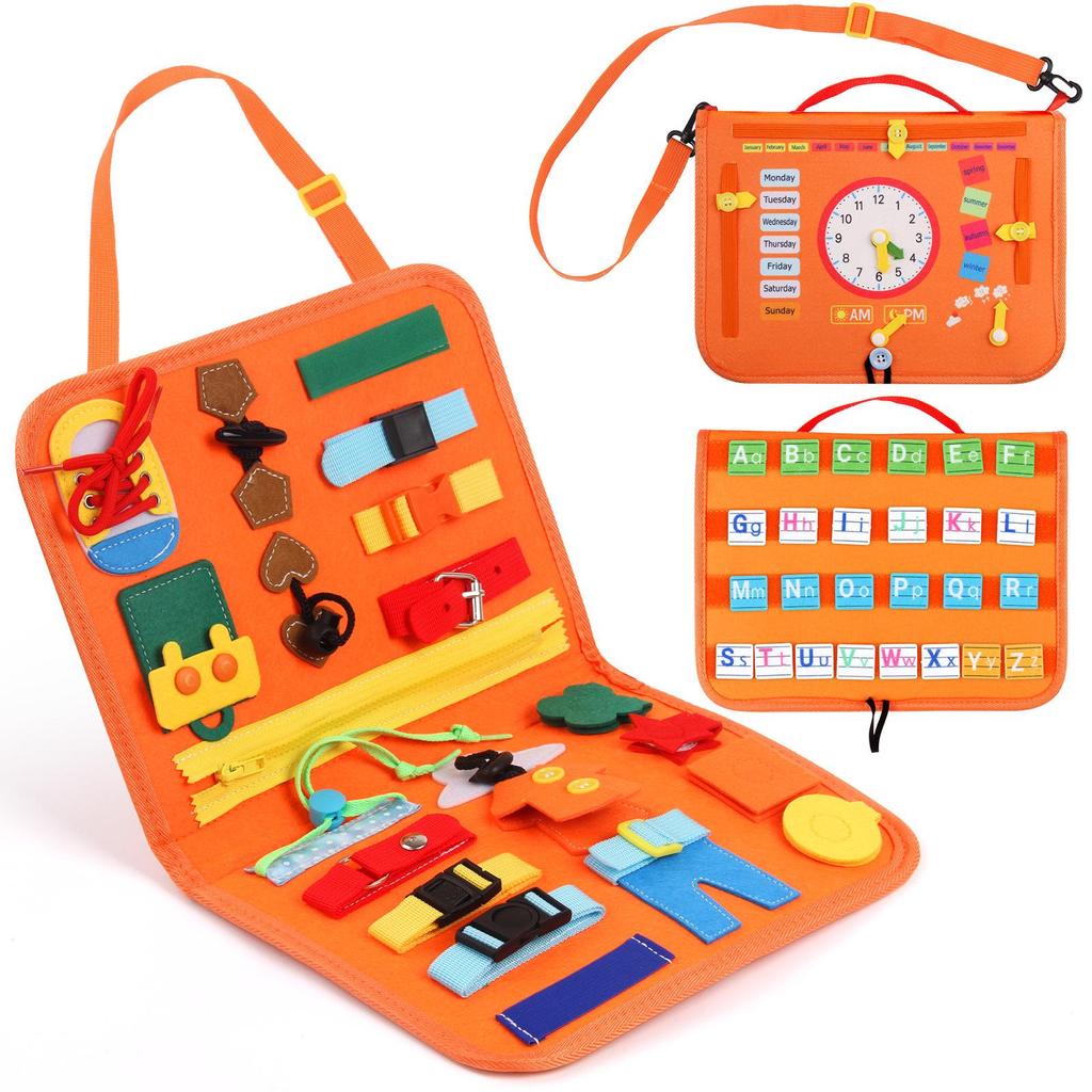 Quadro de Aprendizagem de Feltro para Educação Infantil Montessori Transfronteiriça com Certificação CPC CE