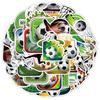 50 Pieces of Sports Football Graffiti Stickers, Water Cup, Computer Waterproof Decorative Stickers, Children's Creative DIY Stickers