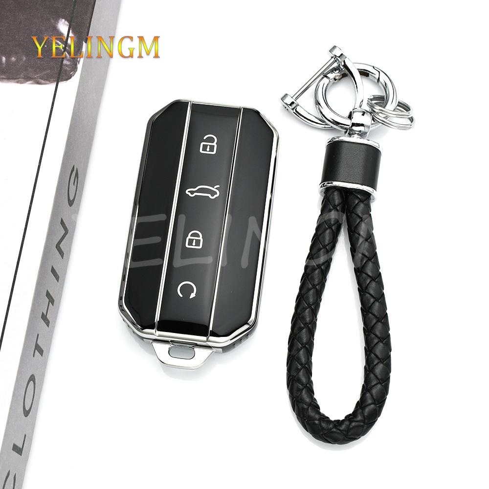 4Button Tpu Car Key Case Cover For Chery Jaecoo J5 J7 Protection Key Shell Bag Keychain Housing Holder Car Accessories