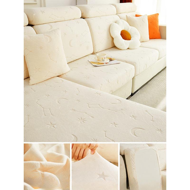 

Эластичный универсальный чехол для дивана, тканевый простой современный чехол для дивана, четырехсезонный универсальный чехол на спинку, утолщенный L