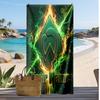 Werder Bremen FC Personalized Printed Beach Towel Soccer Logo Support Custom Name Text Absorbent Towel For Sport Travel Special Gift