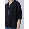 Benetton Lace Short Sleeve Zip Up Jumper Bajp92631