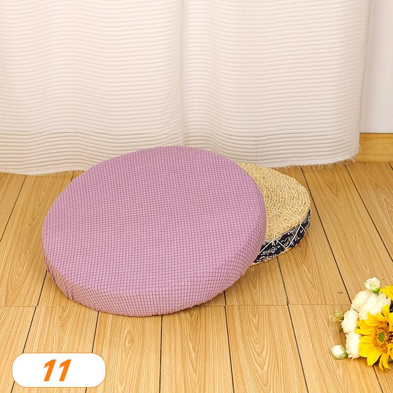 

Japanese Style Pouf Seat Cover Tatami Bay Window Floor Seat Cushion Cover No Filling Elastic Fabric Meditation Futon Cover 35-40cm