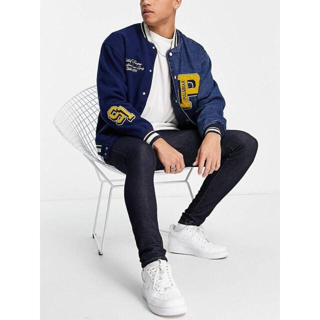 

Темно-синие зауженные джинсы скинни Levi s