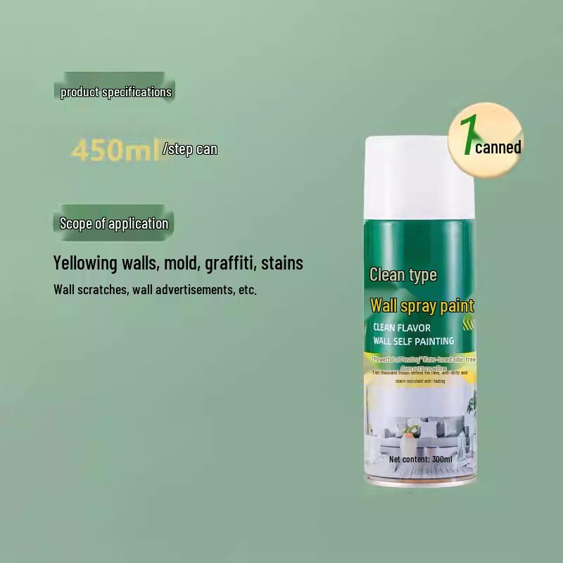 Newcomer Exclusive: Wall Self-Spraying White Latex Paint for Easy Wall Repair