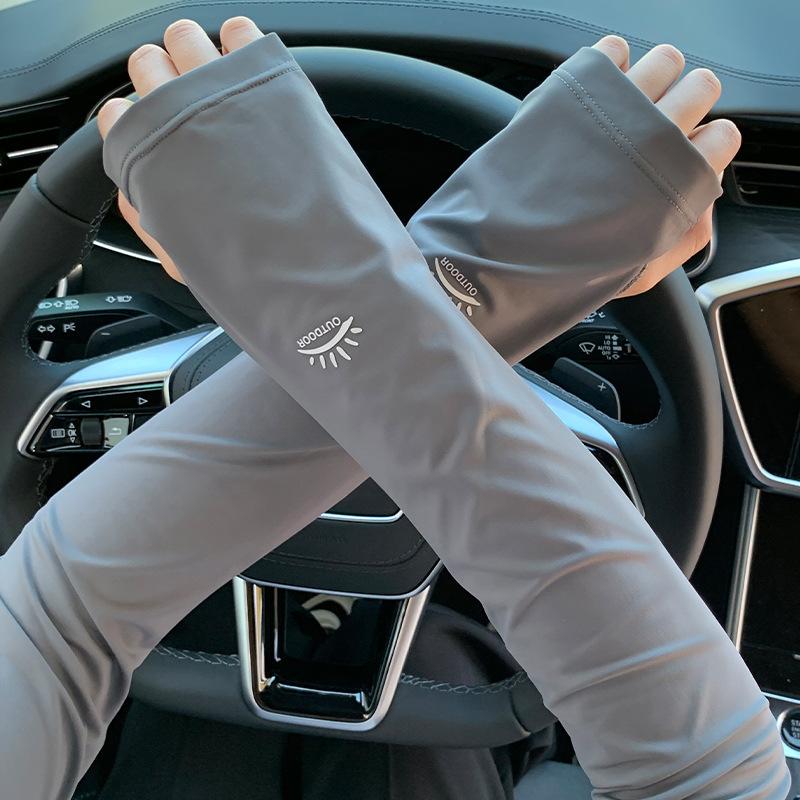 Summer Ice Sleeve Driving Sunscreen Thin Ice Silk Loose Women s Gloves Women s Cycling UV Protection Ice Sleeve Arm Protector