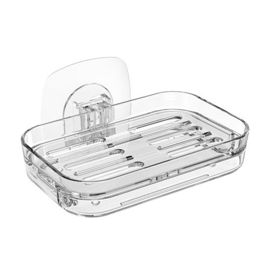 Wall Mounted Spice Rack Anti-Rust Waterproof Self Draining Soap Holder Bathroom Organizer Self Adhesive Kitchen Storage Rack