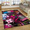 Cartoon Monster High Draculaura Vampire Carpet Rug for Bedroom Living Room Home Sofa Decoration,Child Game Large Decor Floor Mat