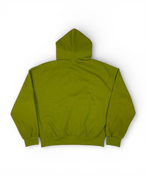 Born Slippy Box Logo Hood Zip-Up (Olive)