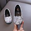 Autumn new style ladylike baby girl children's princess rhinestone single shoes leather shoes dance performance shoes