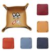 Nordische PU-Leder Faltbare Aufbewahrungsbox Stilvoller und Praktischer Organizer Ständer Halter für Schmuck Kosmetik und Schlüssel