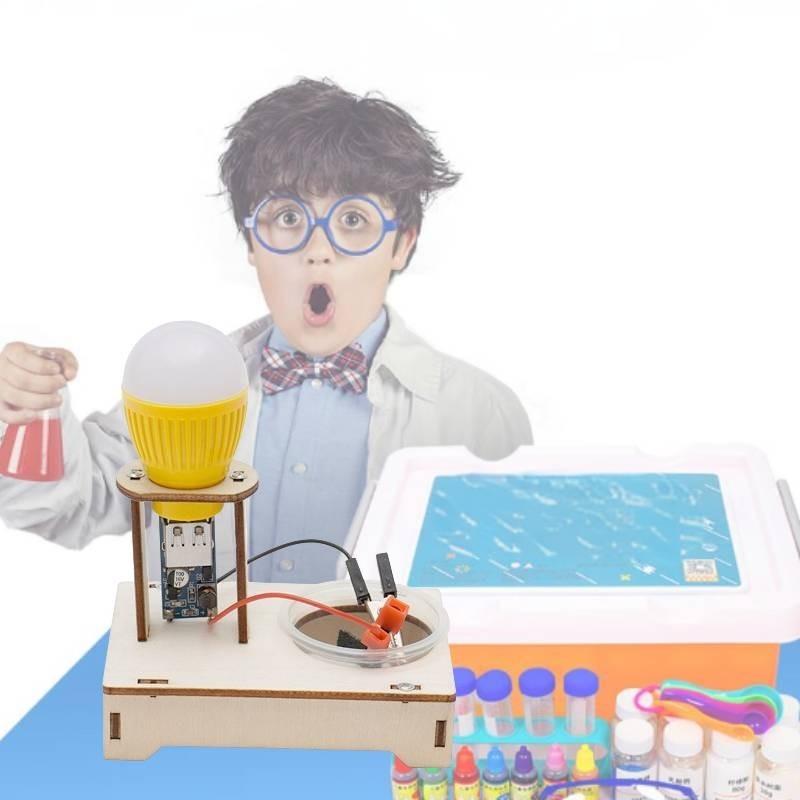Elementary School Diy Wood Salt Water Electric Generator Science Experiment Stem Educational Toy