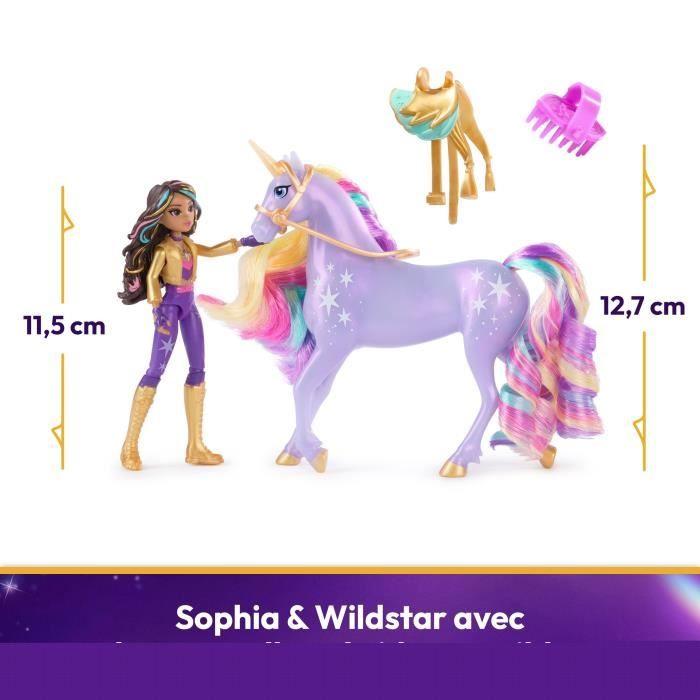 SPIN MASTER ESKE ENHJØRNING OG DUKKE WILDSTAR OG SOPHIA Unicorn Academy