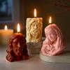 Multipurpose Silicone Mould for Portrait Relief Art Craft Cement Plasters Candle Making