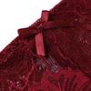 Lace Flower Low-Rise Sexy Briefs Solid Color Cute Bowknot Women's Underwear Soft Breathable Girls Panty