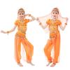 Indische Tanz Bauchtanz Bühne Kostüme Kinder Aufführung Kostüme Kinder Kinderfest Kostüme Fischschuppen Kurzarm Highlight Hose