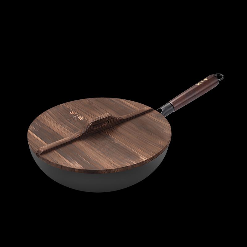 Zhang Xiaoquan Traditionelles Handwerk 32cm Eisen Wok Set