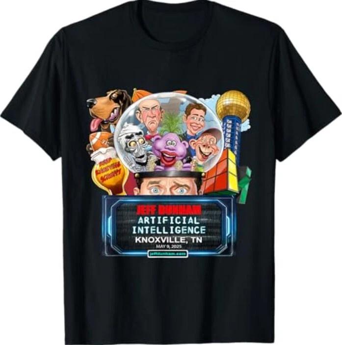 

Jeff Dunham Knoxville, TN (2025) 100% Cotton T-shirt Mens Tees Top 4XL