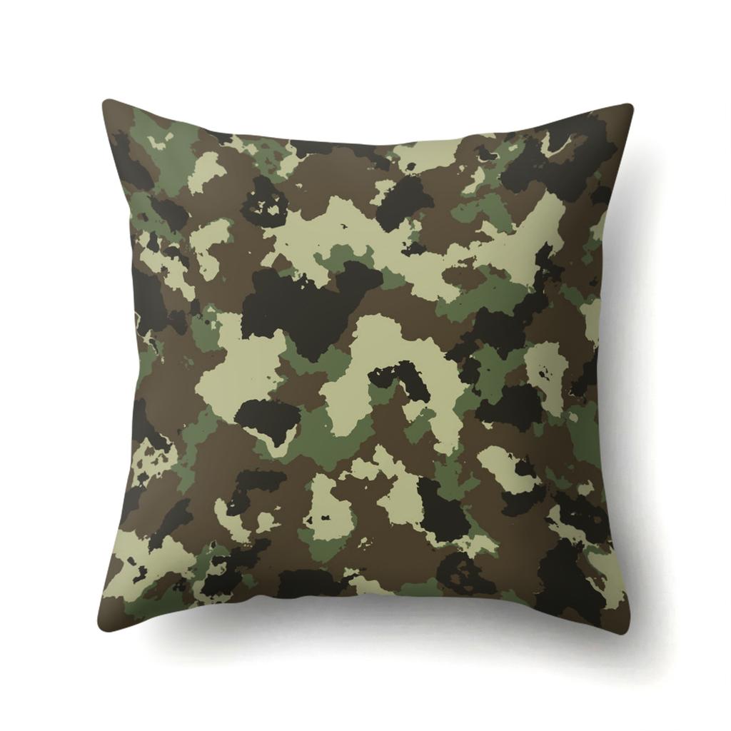 Kontorpute Putetrekk Fargerik Bølgete Kamuflasje Midjepute Kreativ Hjem Sofa Putetrekk