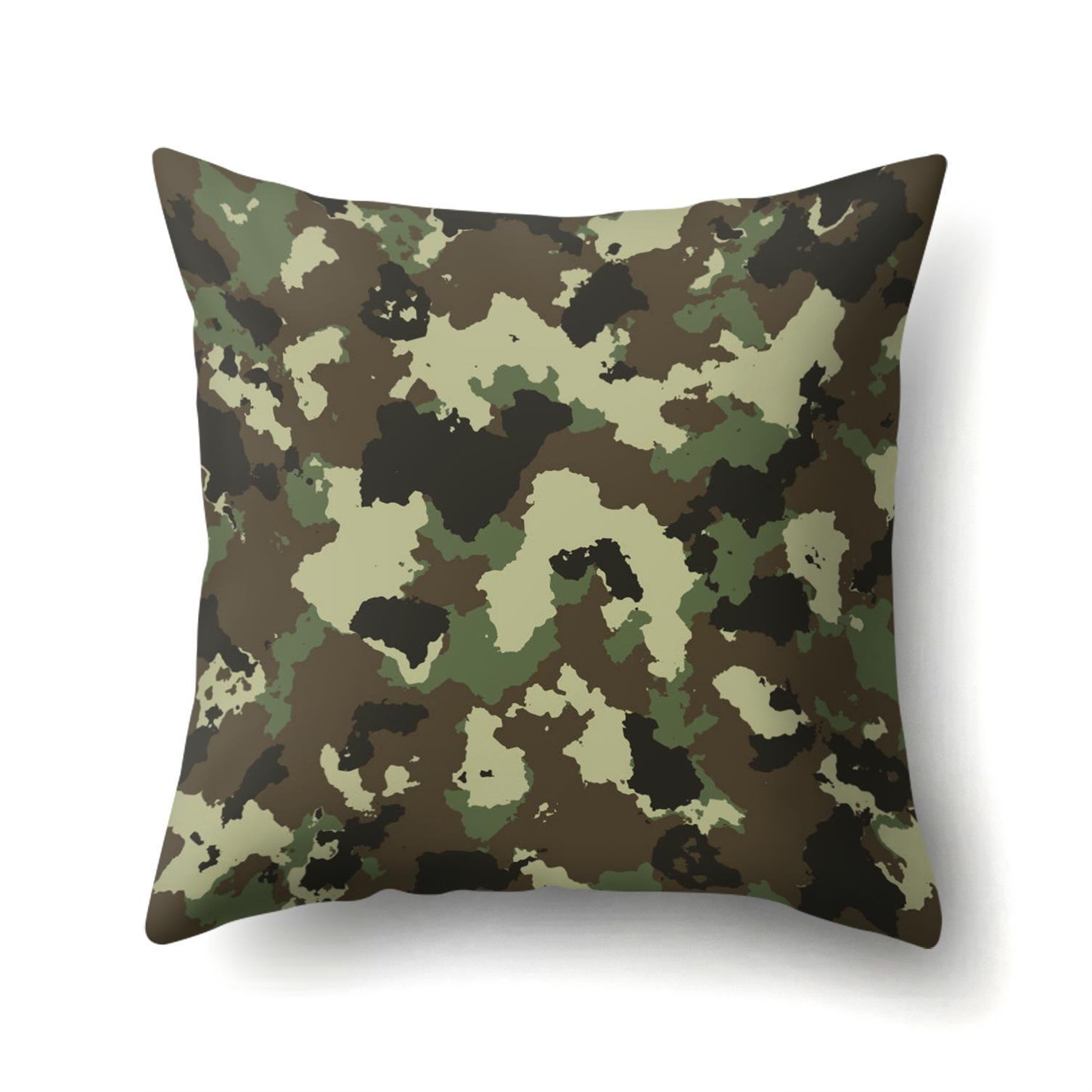 

Офисная подушка Наволочка Красочный волнистый камуфляж Подушка для поясницы Креативная наволочка для дома и дивана 45*45cm