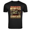 Custom Motorcycle Road Tested Biker Racer Graphic T-Shirt