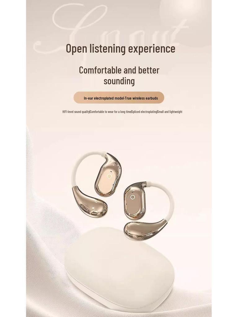 2025 OWS Ear-Hook Bluetooth Headphones - High Sound Quality, Long Battery Life, Open In-Ear Design