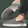 Men's Shoes Summer Casual Shoes Driving Shoes Walking with One Foot Breathable Soft Sole Not Tired Feet Old Beijing Cloth Shoes Men