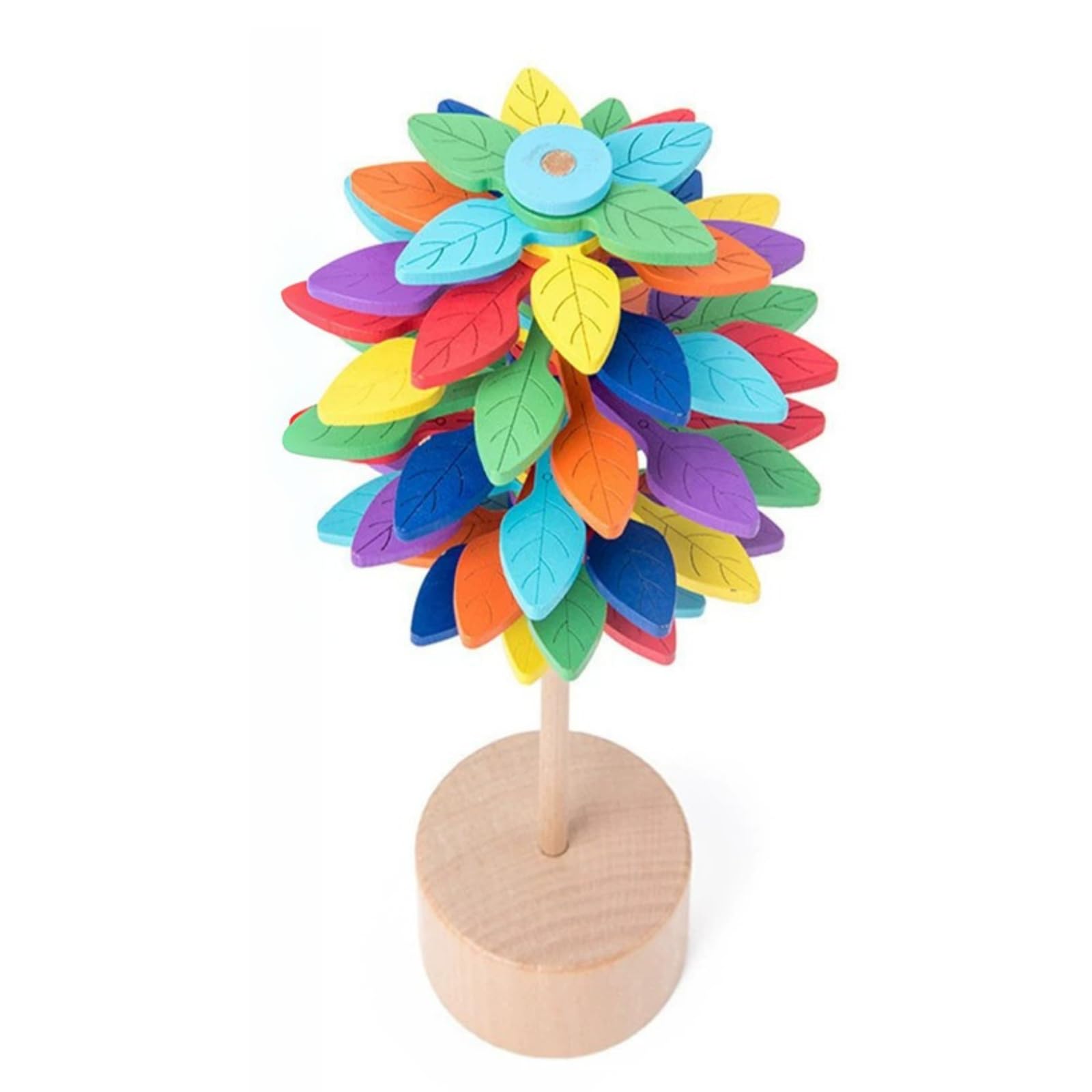 

ATAK Деревянная вращающаяся игрушка-рельеф «Дерево Фибоначчи» Просто глядя, Ручная игрушка для времени Время Дети [Стресс Это] Взрослые, Убийца, Украшение, Подарок, Автомобиль,