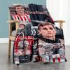 Atletico Madrid Customize Text Blanket Multi-purpose Personalized Blanket Ultra-Soft Versatile for Office Sofa Chair Couch Four Seasons Universal