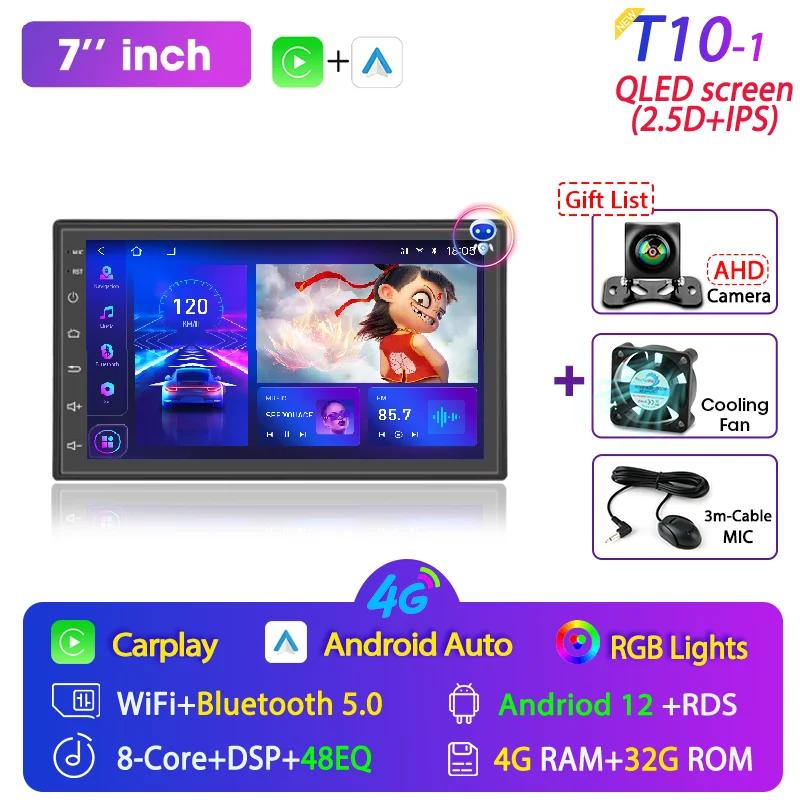 Srnubi 2 Din 7 9 Inch Android 12 Carplay Car Radio Multimedia Player Navigation GPS Stereo For VW Ford Nissan Kia Honda Toyota