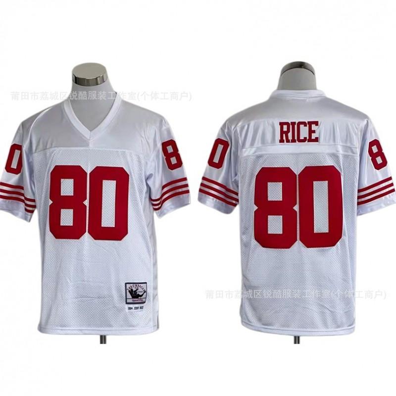 Retro NFL San Francisco 49ers Football Jersey T-Shirt Men Women Sportswear Team Fan Apparel