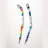 Kitsch Motive Initial Key Ring Kitsch Initial Bead Phone Strap Mobile Phone Cord Keyring