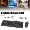 Tastatur und Maus USB-Kabelgebundenes Tastatur- und Maus-Combo-Set für Gaming und Bürogebrauch, 104-Tasten-Set, Rutschfest Wasserdicht,