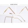 Irregular Shape Retro Glasses Eyewear  Vintage Unisex Glasses Frame Accessory