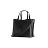 Coach Willow 24 Drehverschluss Reißverschluss Doppellagig Kieselstruktur Leder Eimer Tote Einkaufstasche Handtasche Crossbody Tasche Mittel Damen Tote Schwarz C8869-B4BK