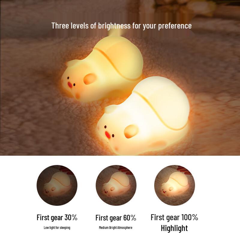 Dream Bubble Silicone Pat-Pat Night Light for Kids