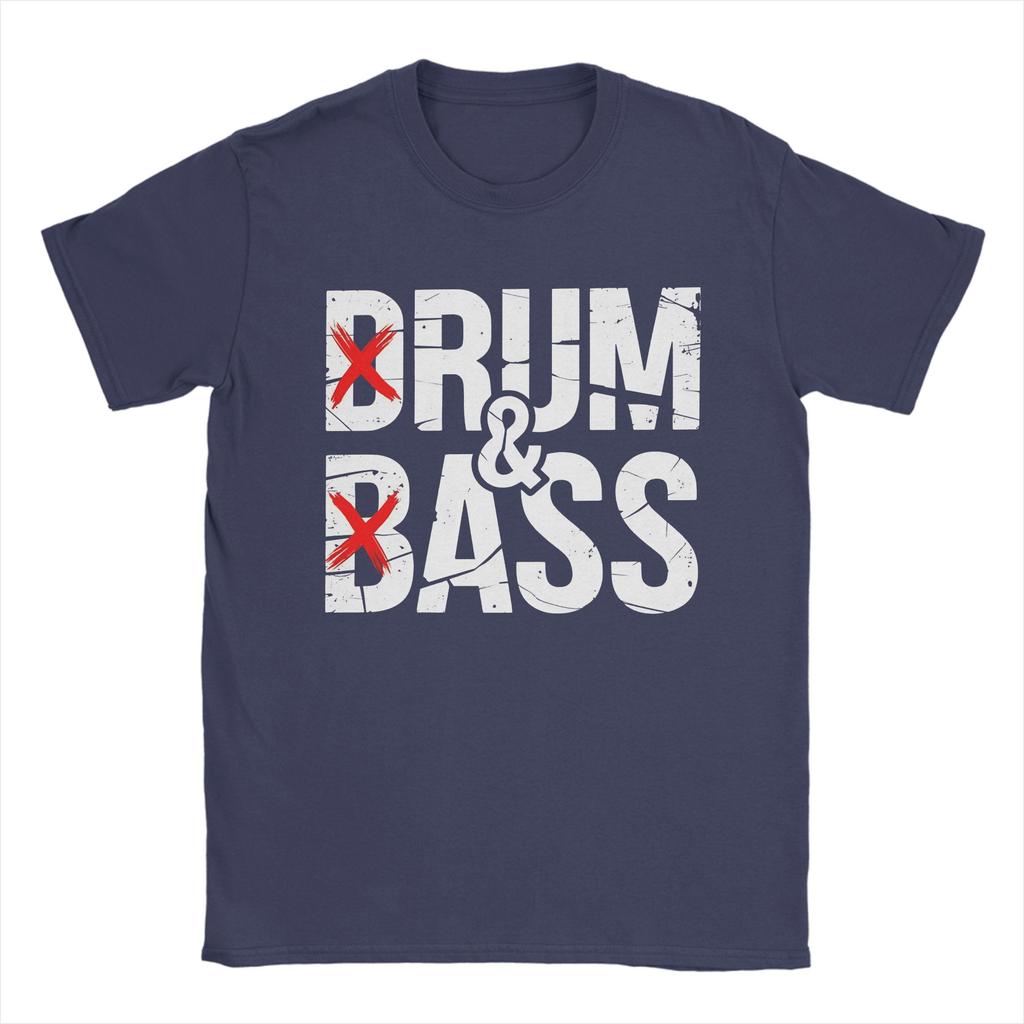 Drum Bass Humor For Music Lovers And Rave Culture Bassheads TShirt Beach Pure Cotton T Shirts For Unisex Tee Shirt Clothing