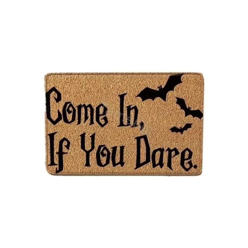 Witch Pumpkin Printed Floor Door Mat Non Slip Super Absorbent Kitchen Rugs Halloween Home Decor Entrance Carpet Drying Footpad