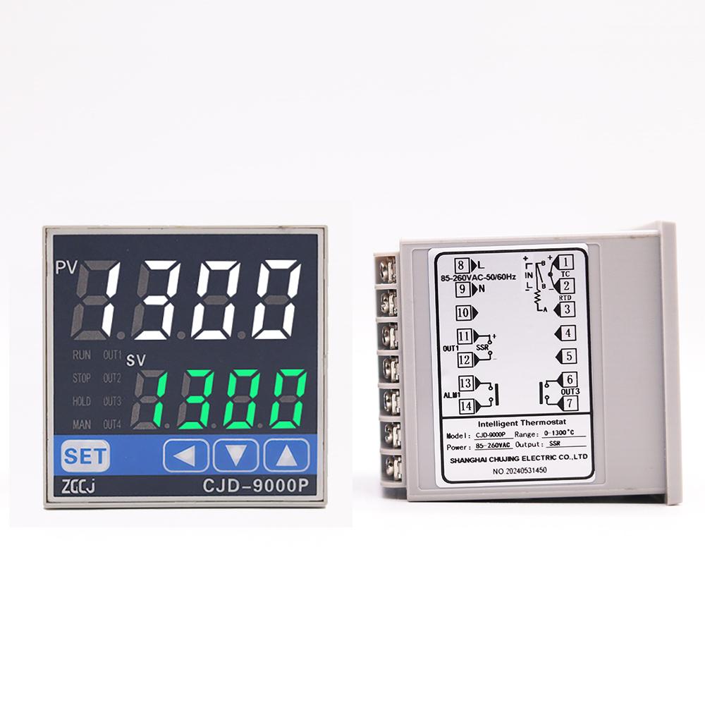 20 periods Kiln Furnace Oven programmable temperature curve thermostat Temperature and timer 2 in 1 ramp soak pid controller SSR output version