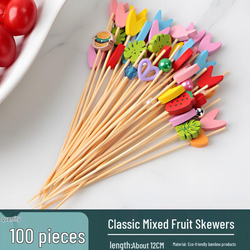 Disposable Bamboo Fruit Skewers