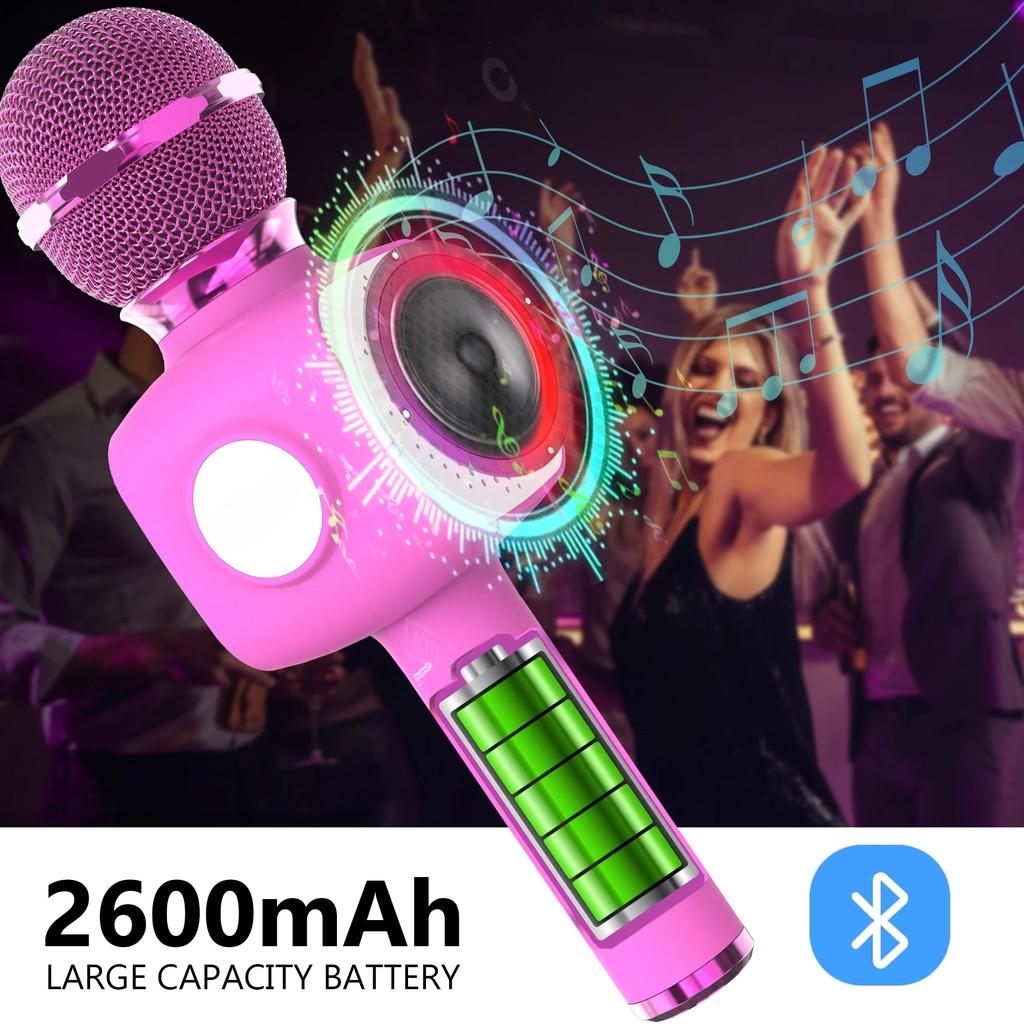 Microphone for Kids, Voice Changing Karaoke Micorphones Boys Girls Gifts for Kids Party Singing Microphone