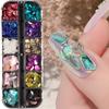 3D Charms Nail Art Decoration Irregular Nail Accessories New Abalone Shell Flakes  DIY Manicure