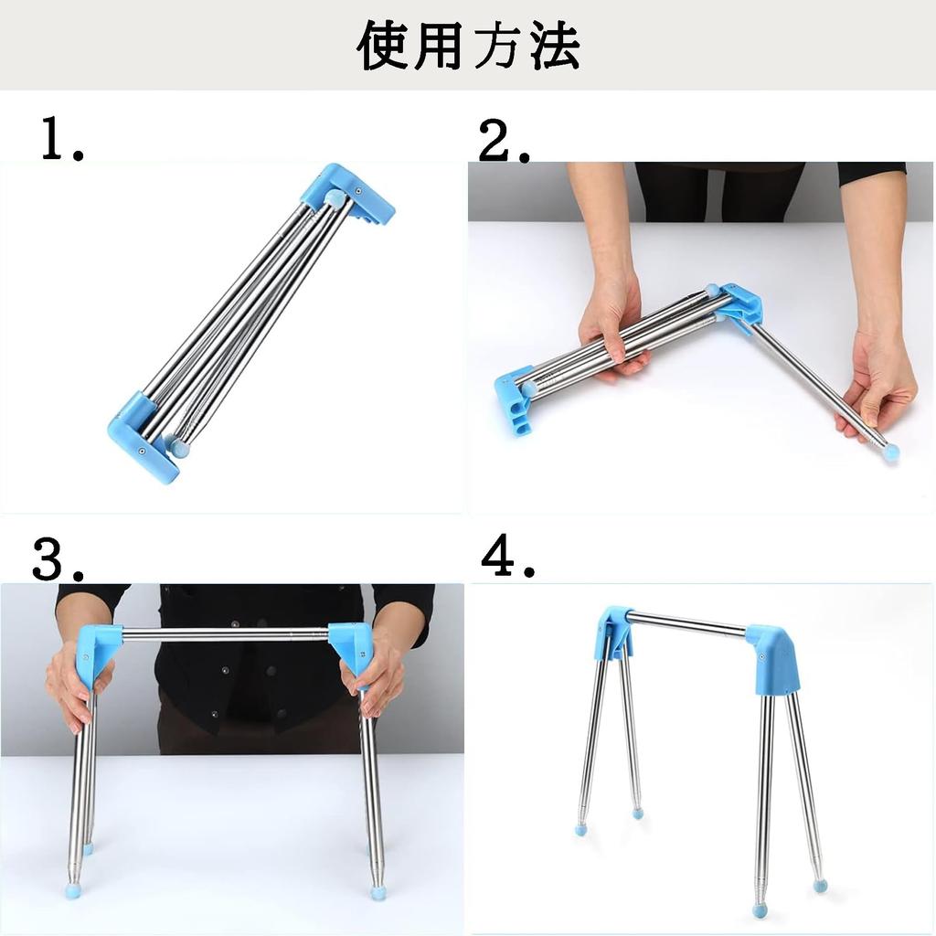 Shigure Indoor Clothes No Assembly Easy to Stainless for Drying Bedding and Perfect for and Includes Small Folding Hanger Dryer, Foldable, Required,