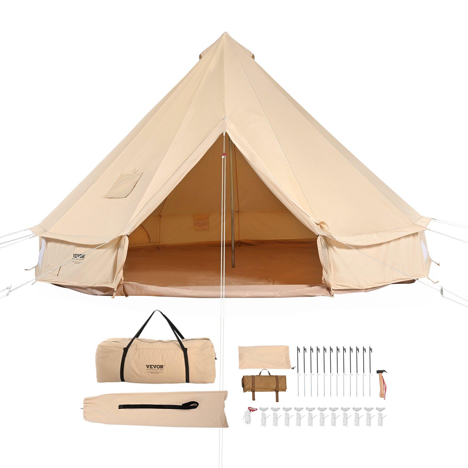 VEVOR Canvas Bell Tent, 4 Seasons