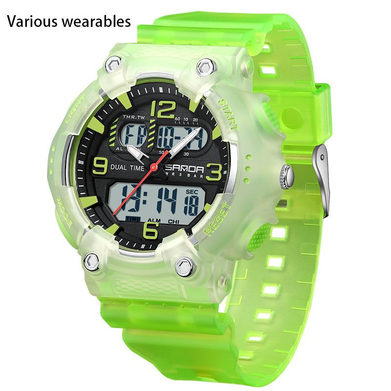 New Couple Electronic Watch Junior High School Student Multifunctional Outdoor Sports Electronic Watch