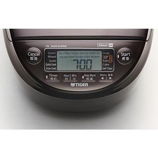 Tiger Overseas Model 10.0 Go Pressure IH Rice Cooker JPK-W18W 220V Specification Made Japan