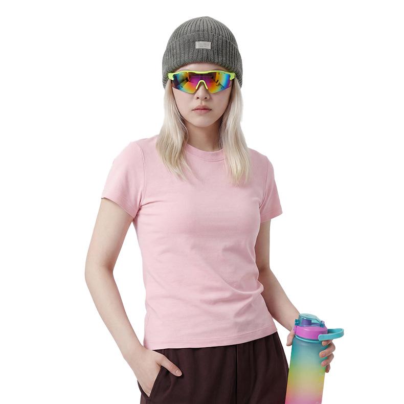 Women's Quick-Drying Short Sleeve Sun Protection T-Shirt for Hiking & Fitness